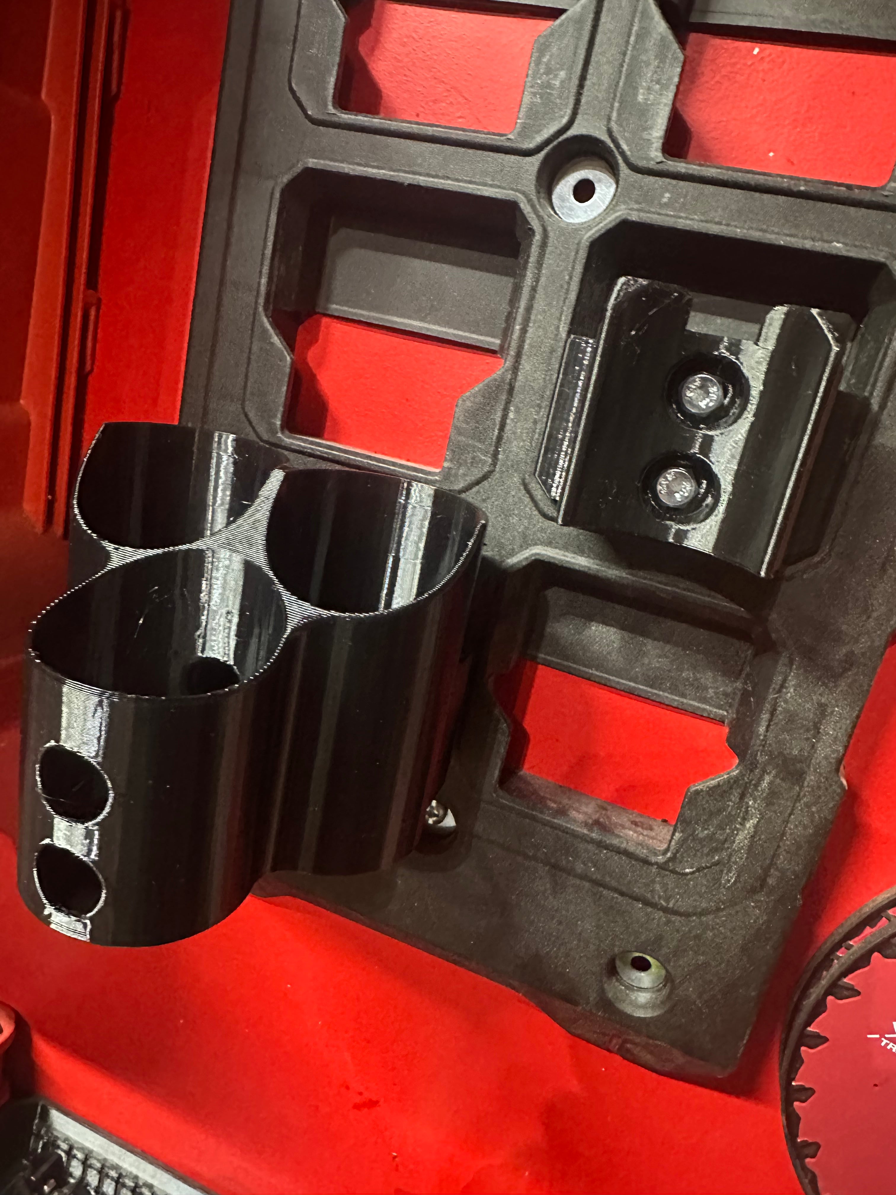 M18 Grease gun mount and Grease tube holder