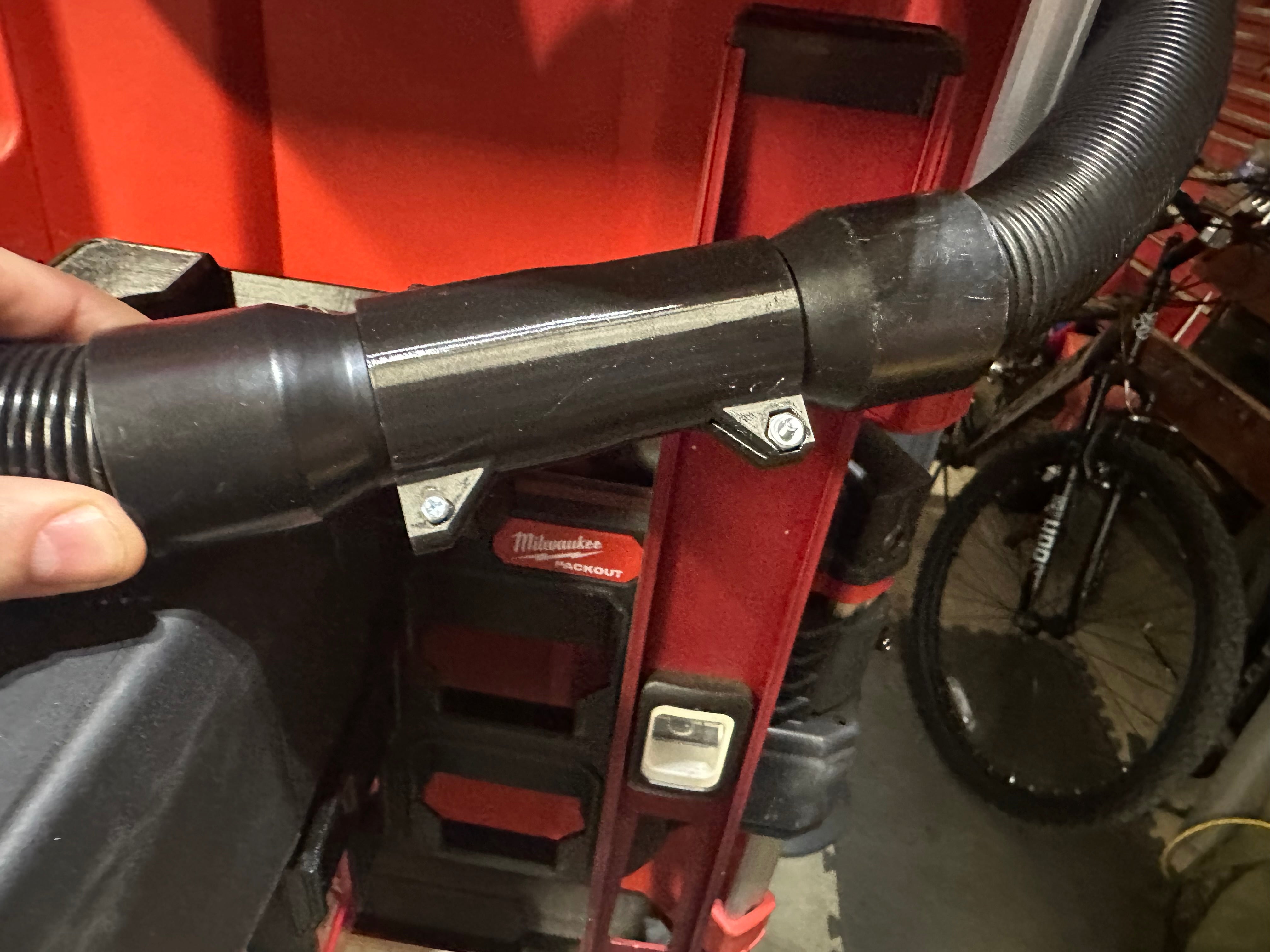 Vacuum Hose Adapter for Milwaukee M18 – Hose Connector Link Coupler – Extend Reach with Dual Hose Setup – Shop Vac Attachment