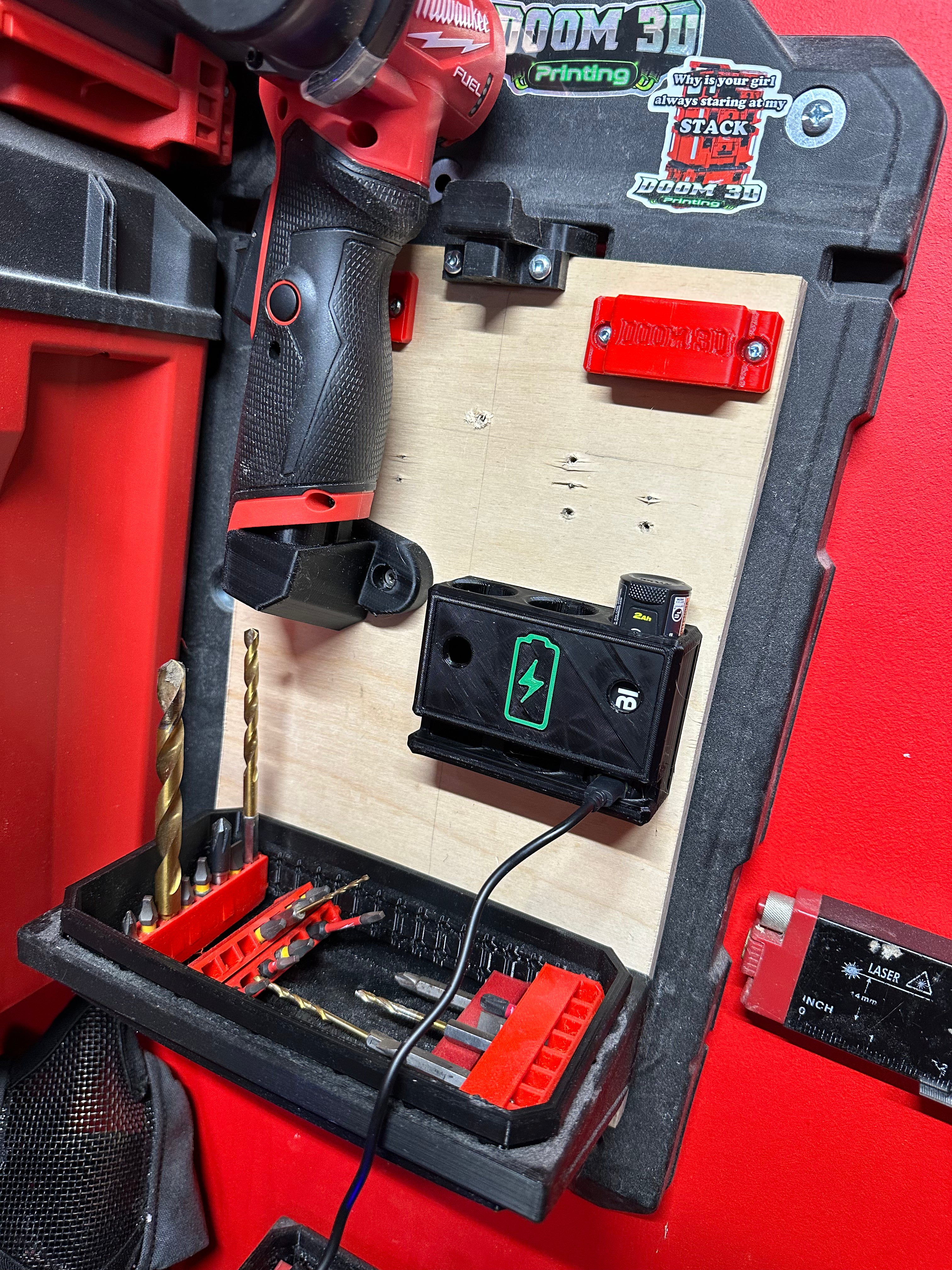 Ryobi 2ah usb battery holder