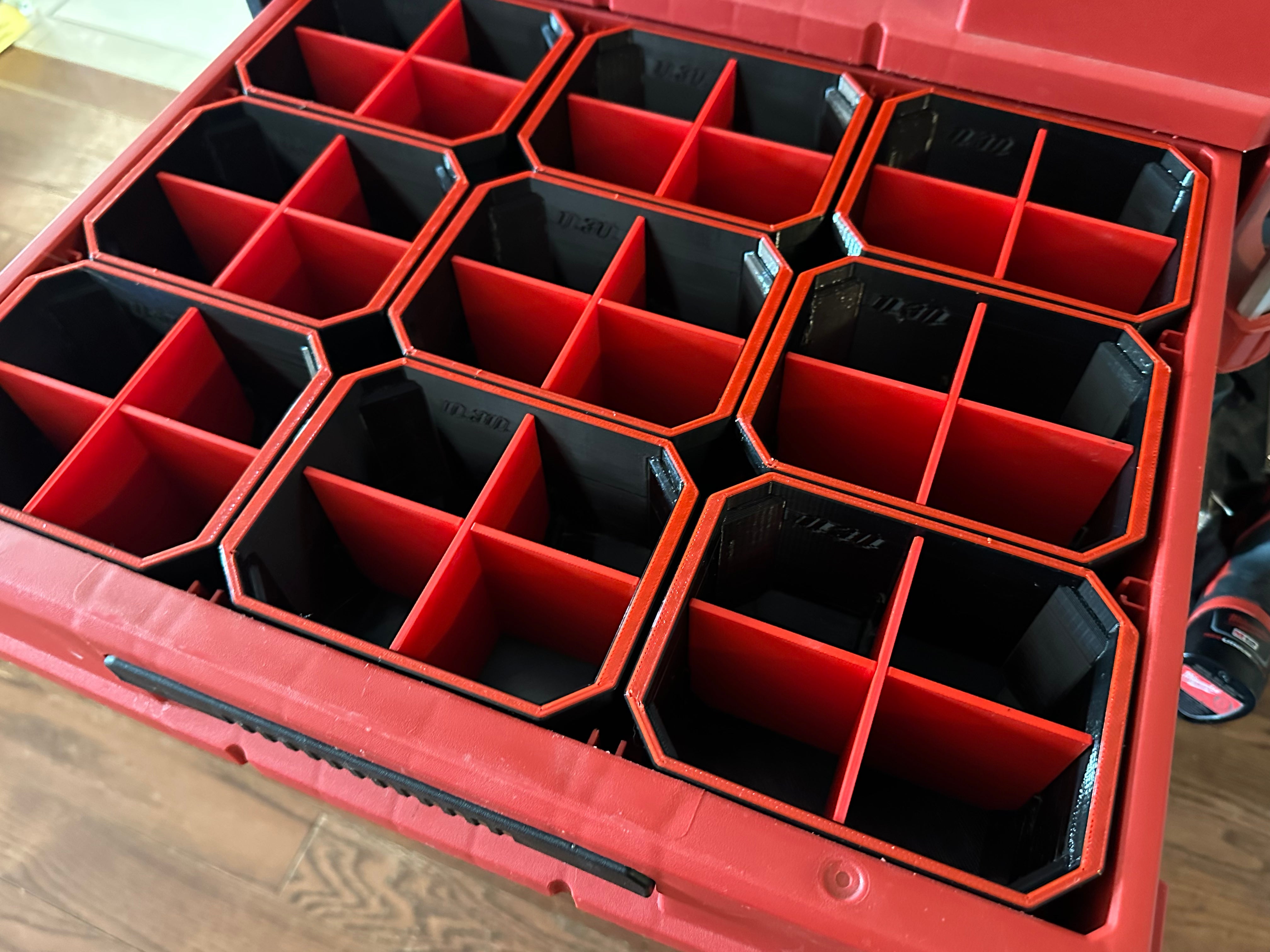 Milwaukee 3 Drawer Divider Bins
