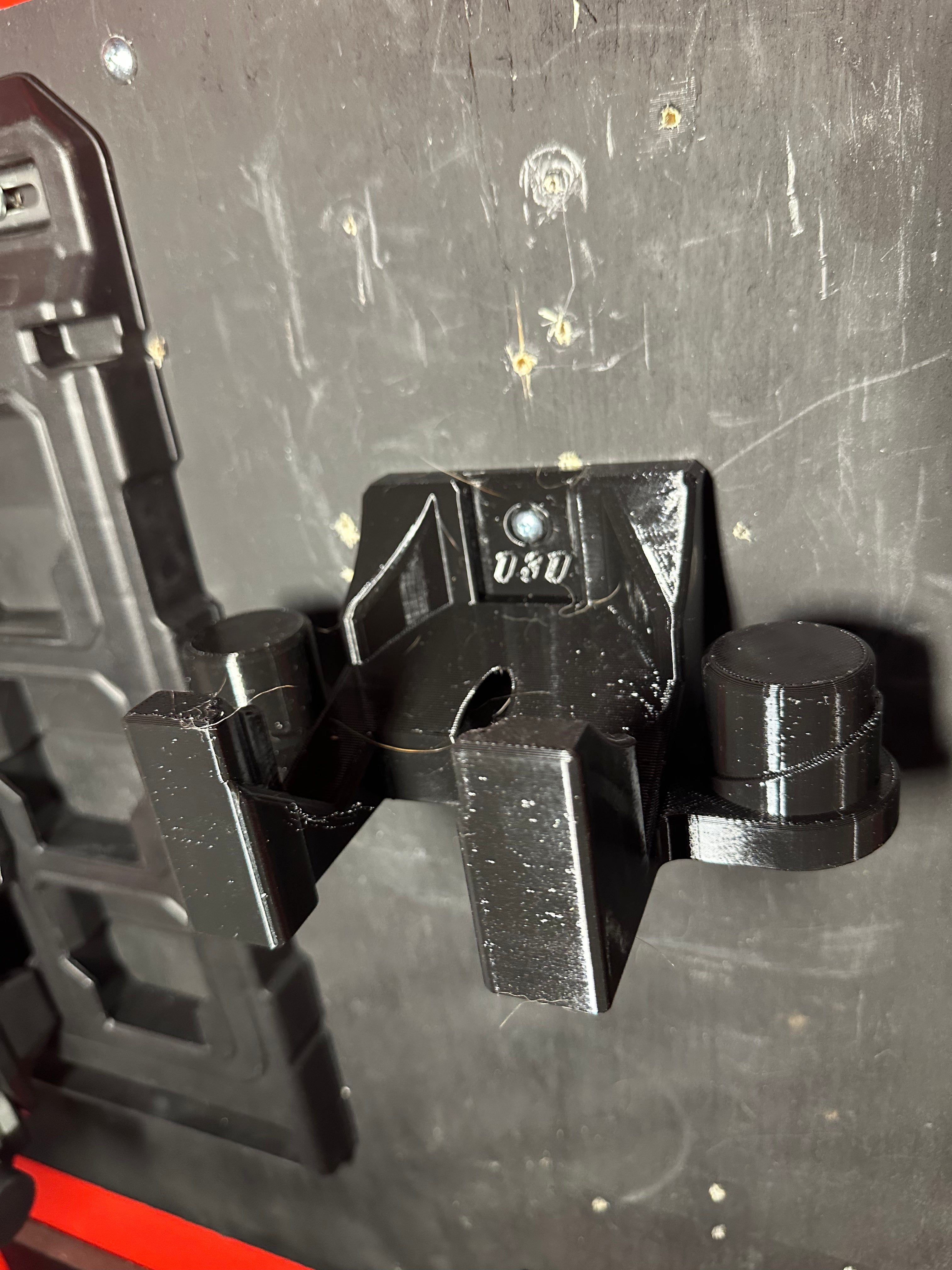Wall Mount Holder Compatible with Ryobi Handheld Vacuum – Garage Organizer with Nozzle Storage