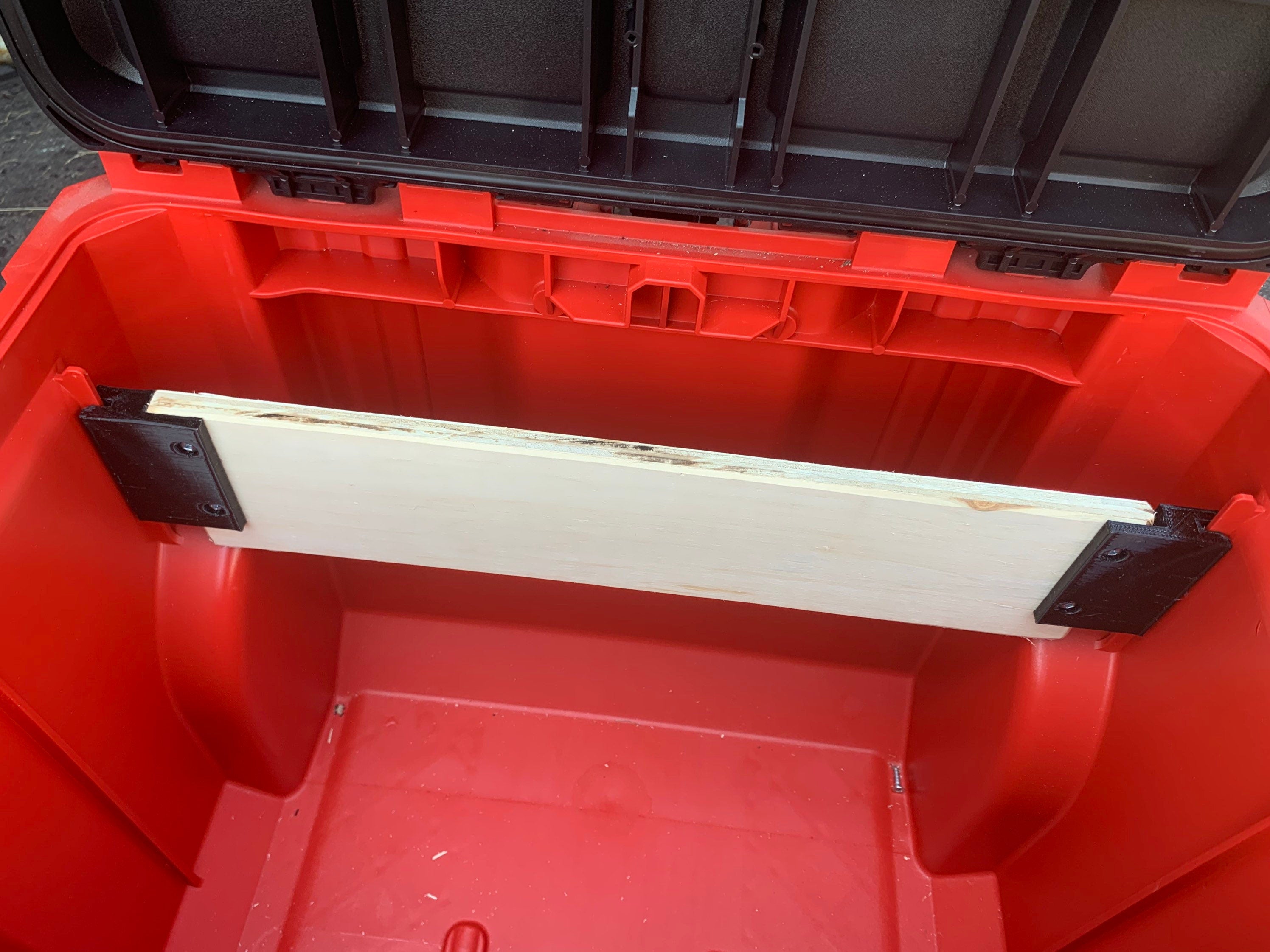 Milwaukee Packout inside rail adapter