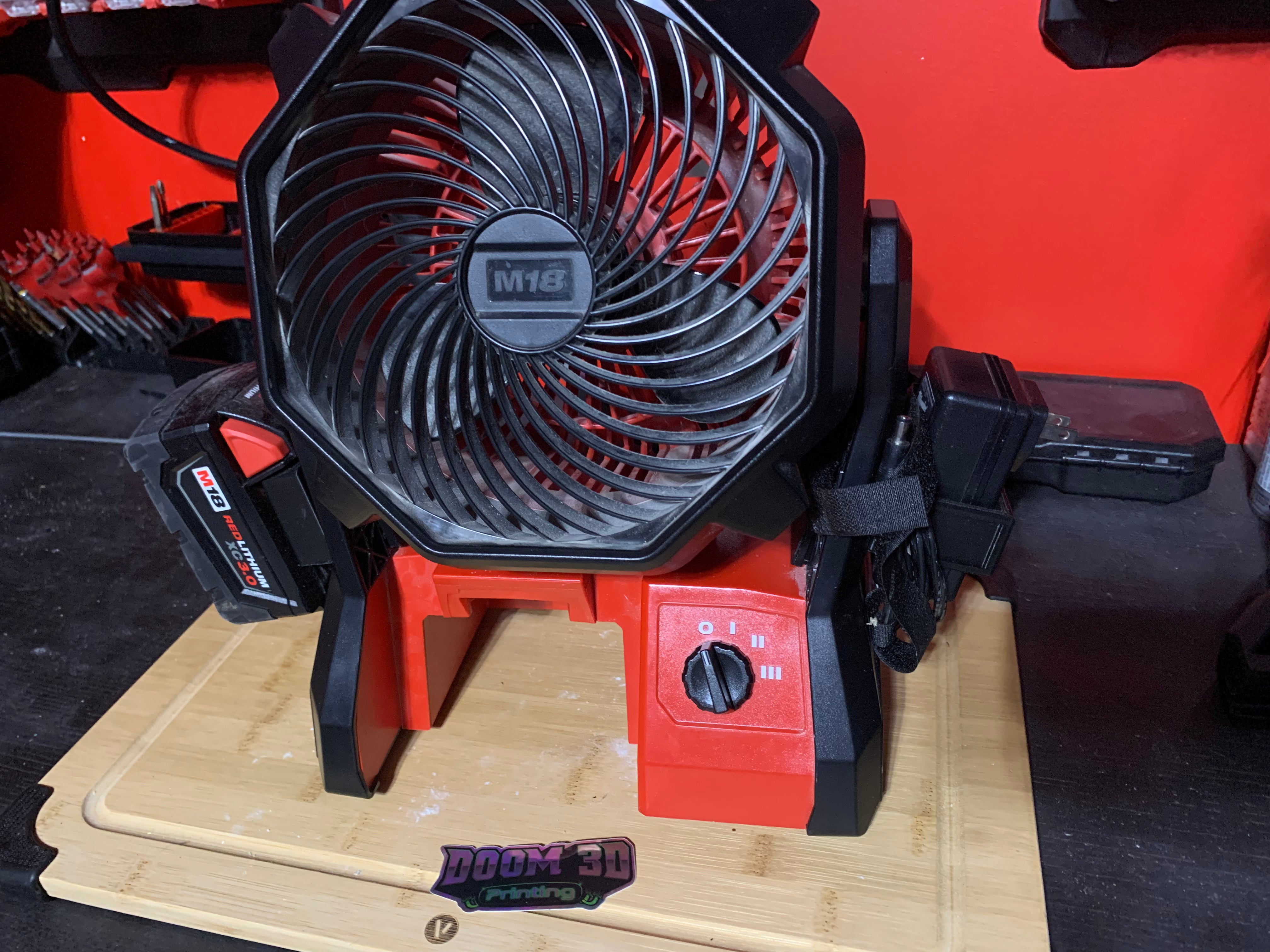 Milwaukee Fan organizer kit