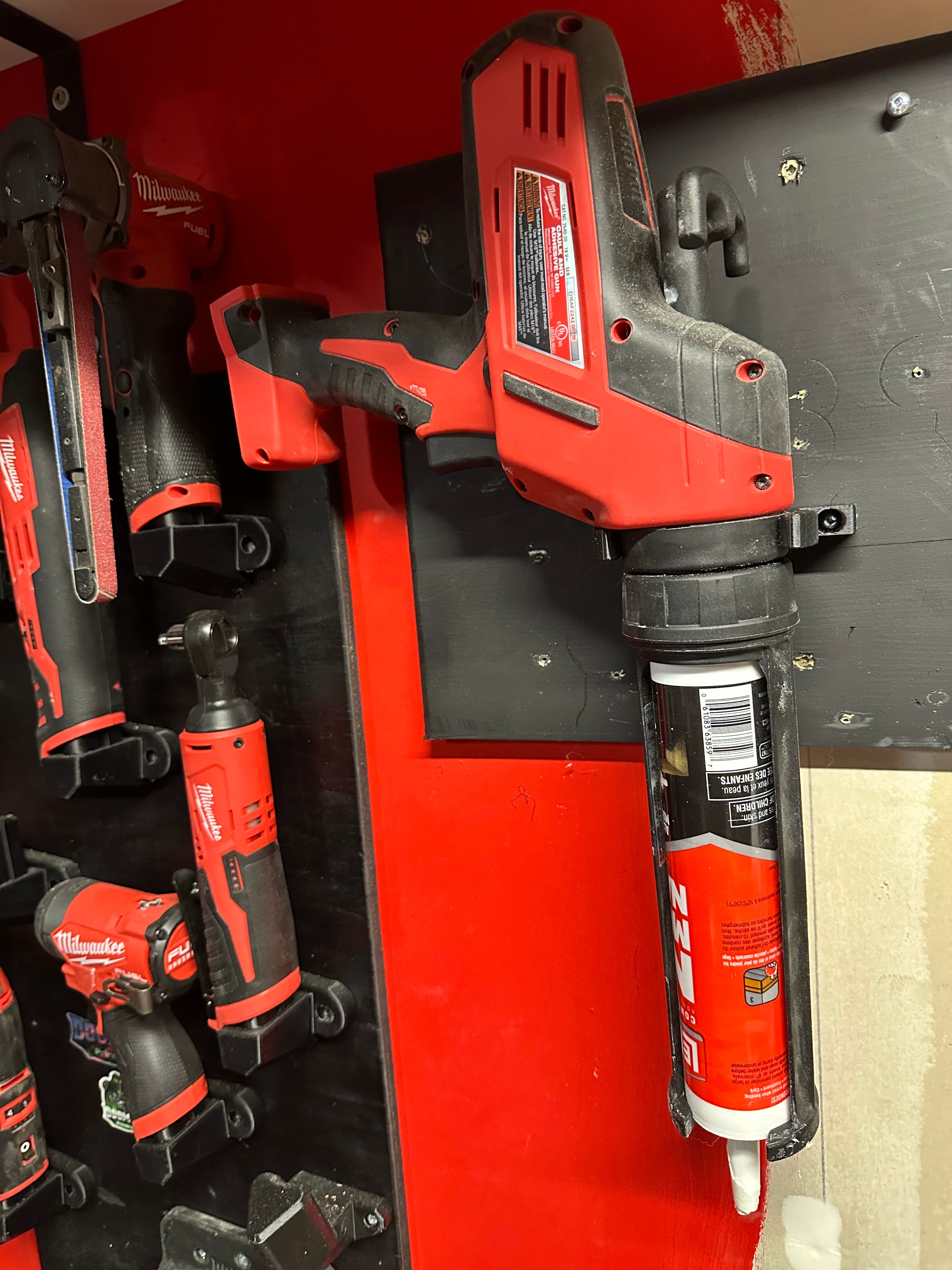 Milwaukee M18 caulking Gun Mount