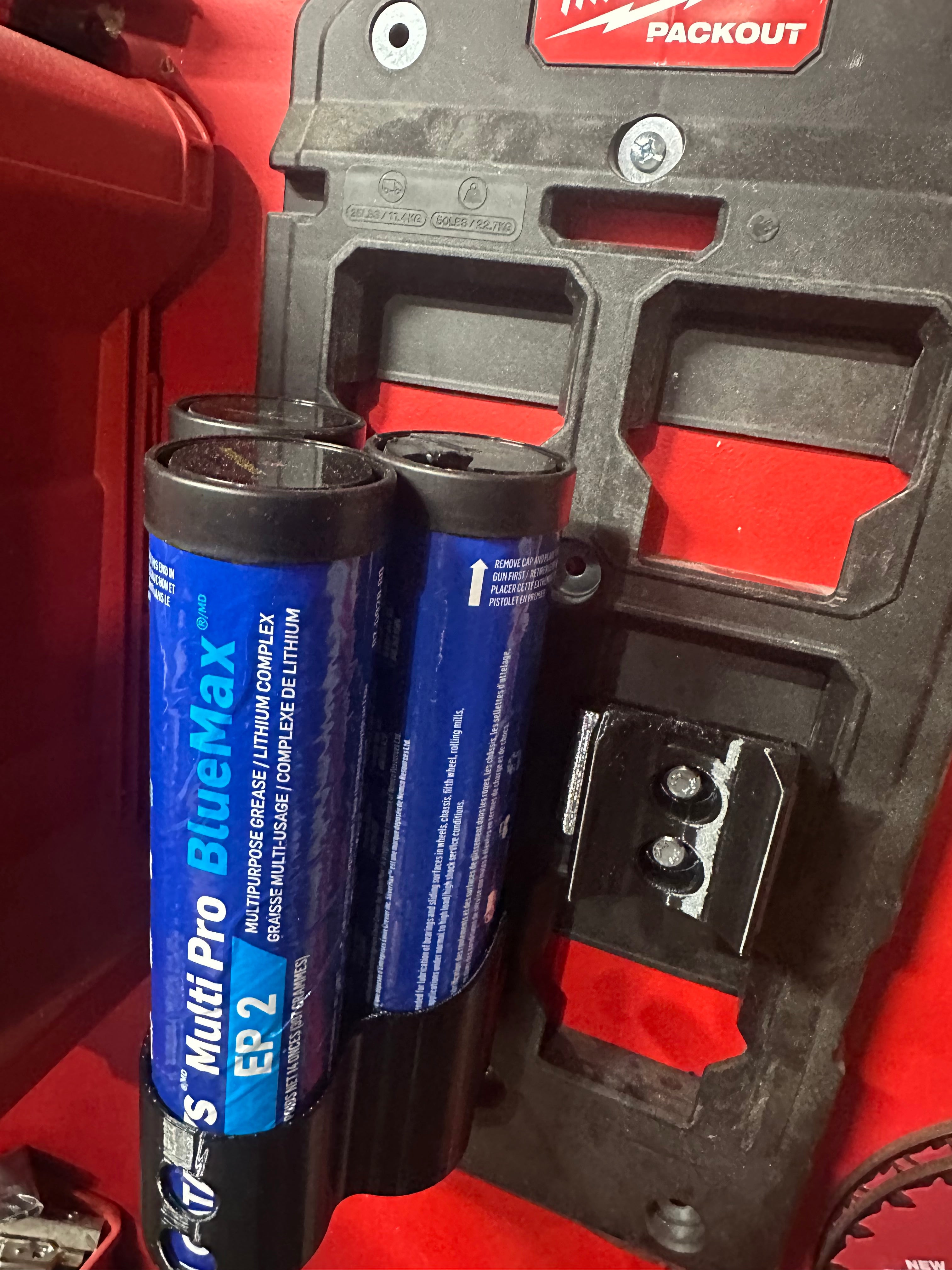 M18 Grease gun mount and Grease tube holder