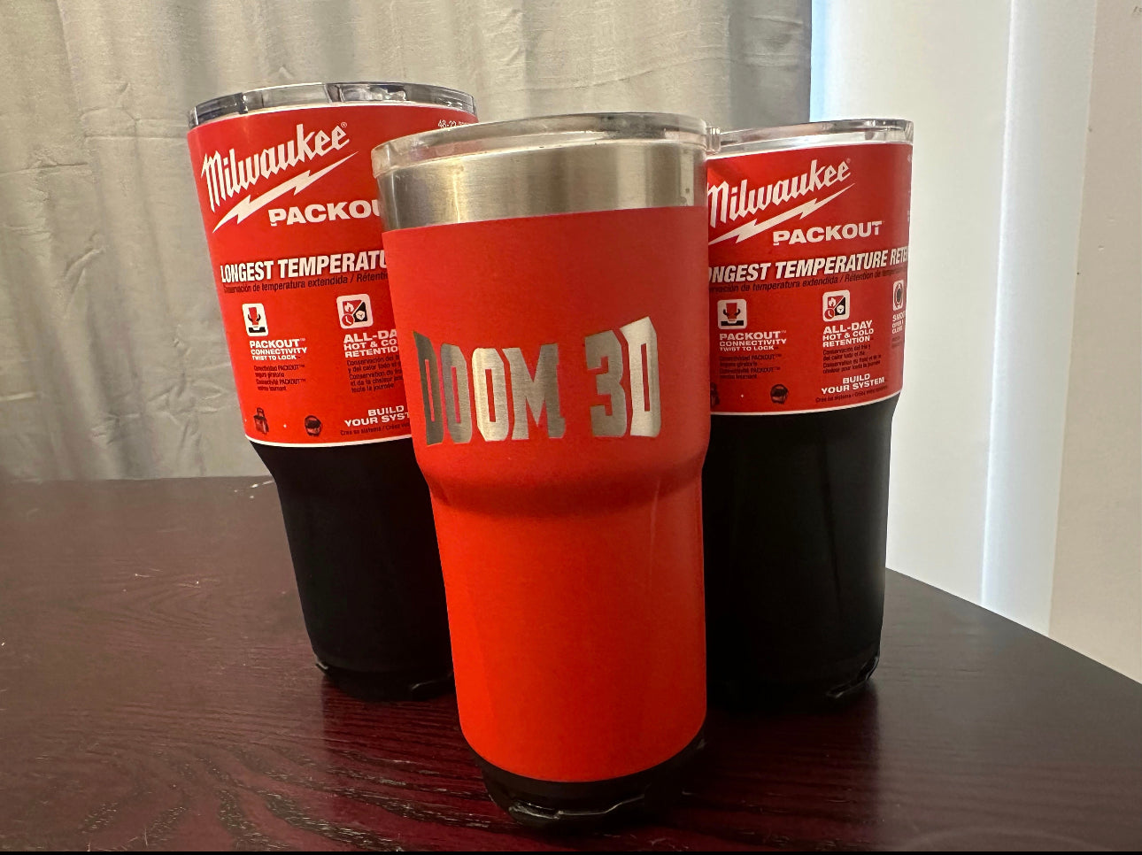 Milwaukee Tumbler laser engraving 20oz/30oz