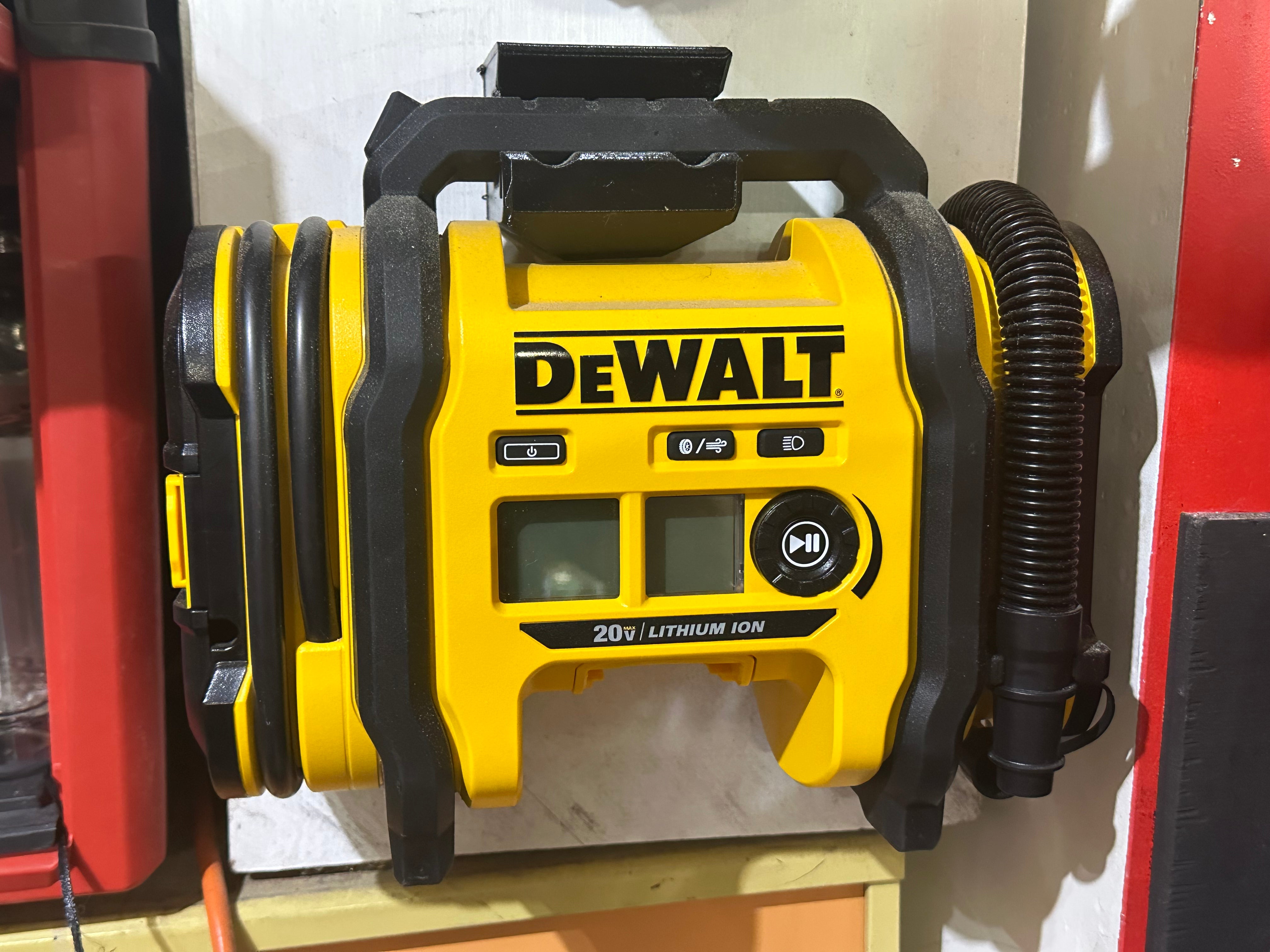 Dewalt Inflator wall mount