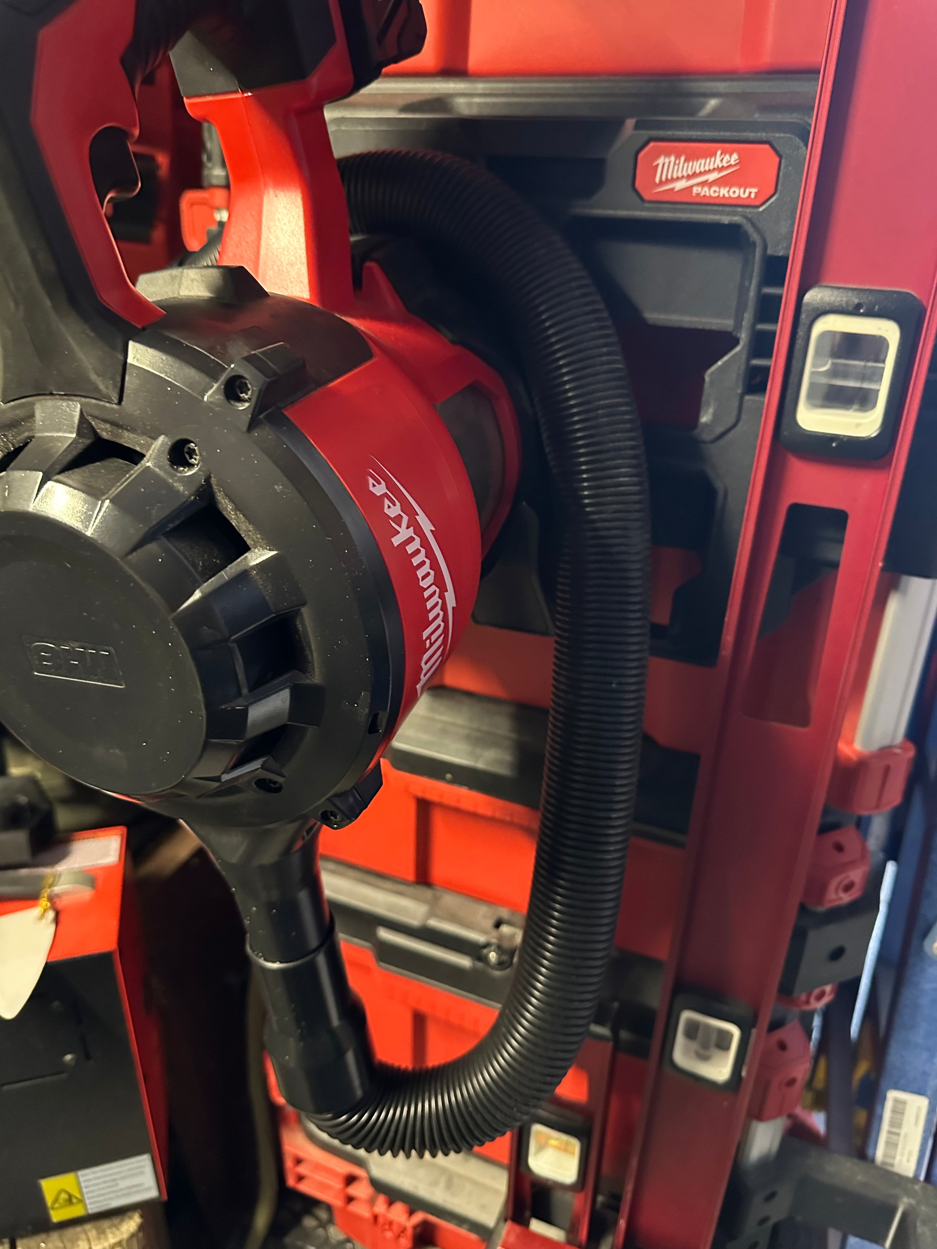 Tool Holder compatible with Milwaukee M18 Vacuum and Packout Wall Mount