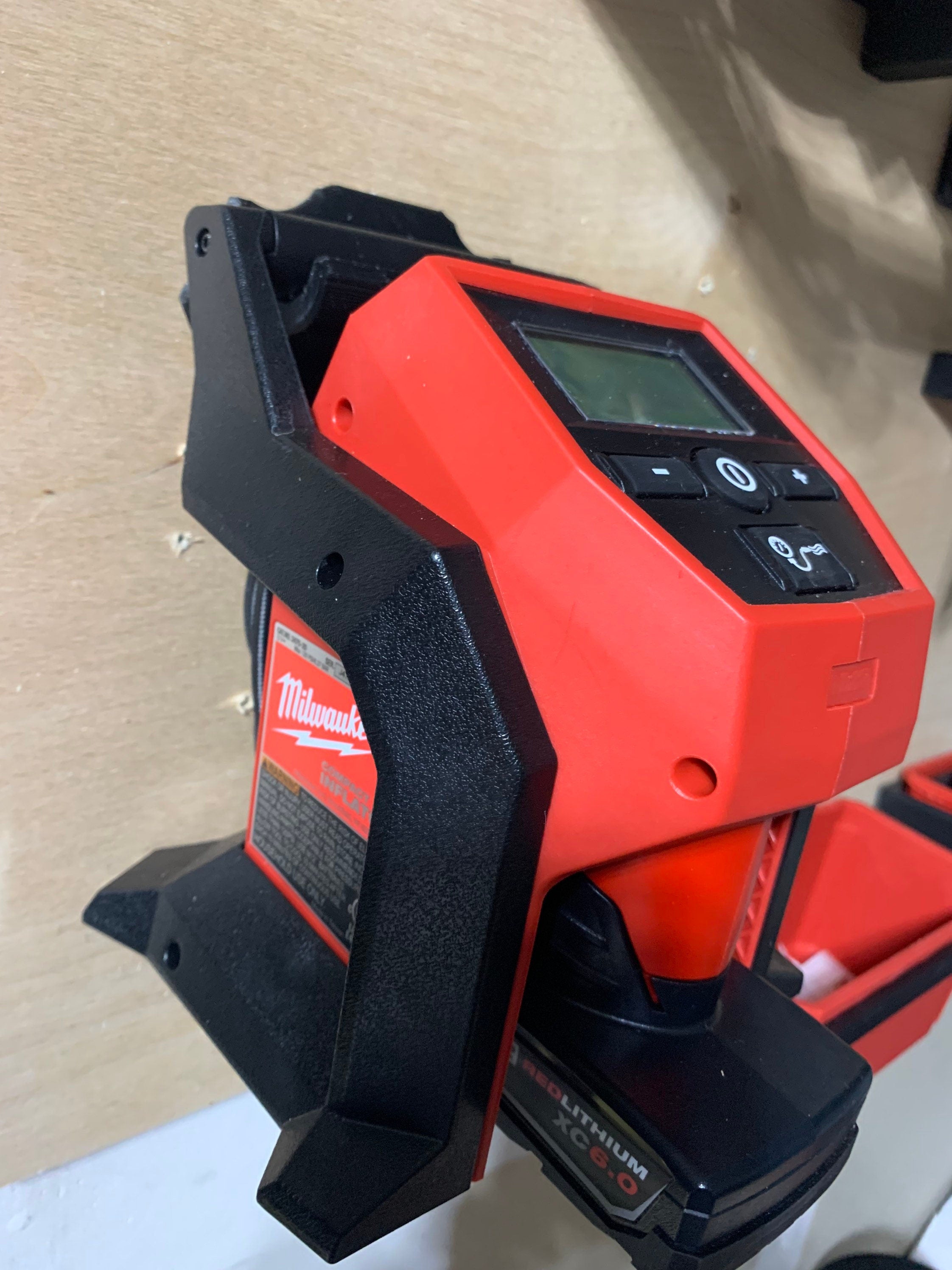 M12 air compressor wall mount