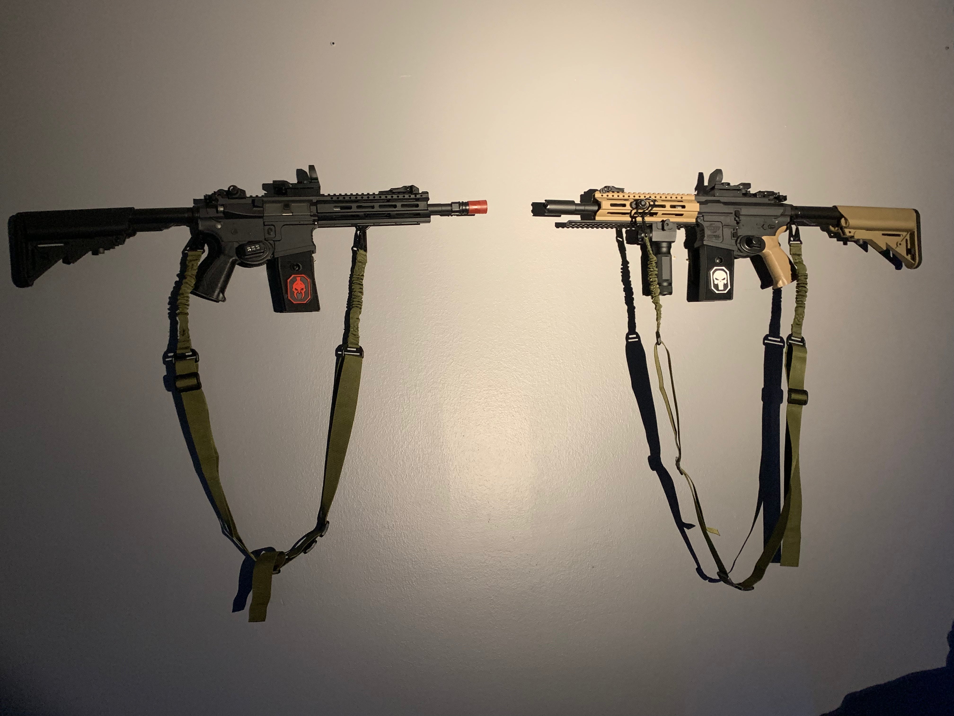 M4/M16 airsoft wall mount